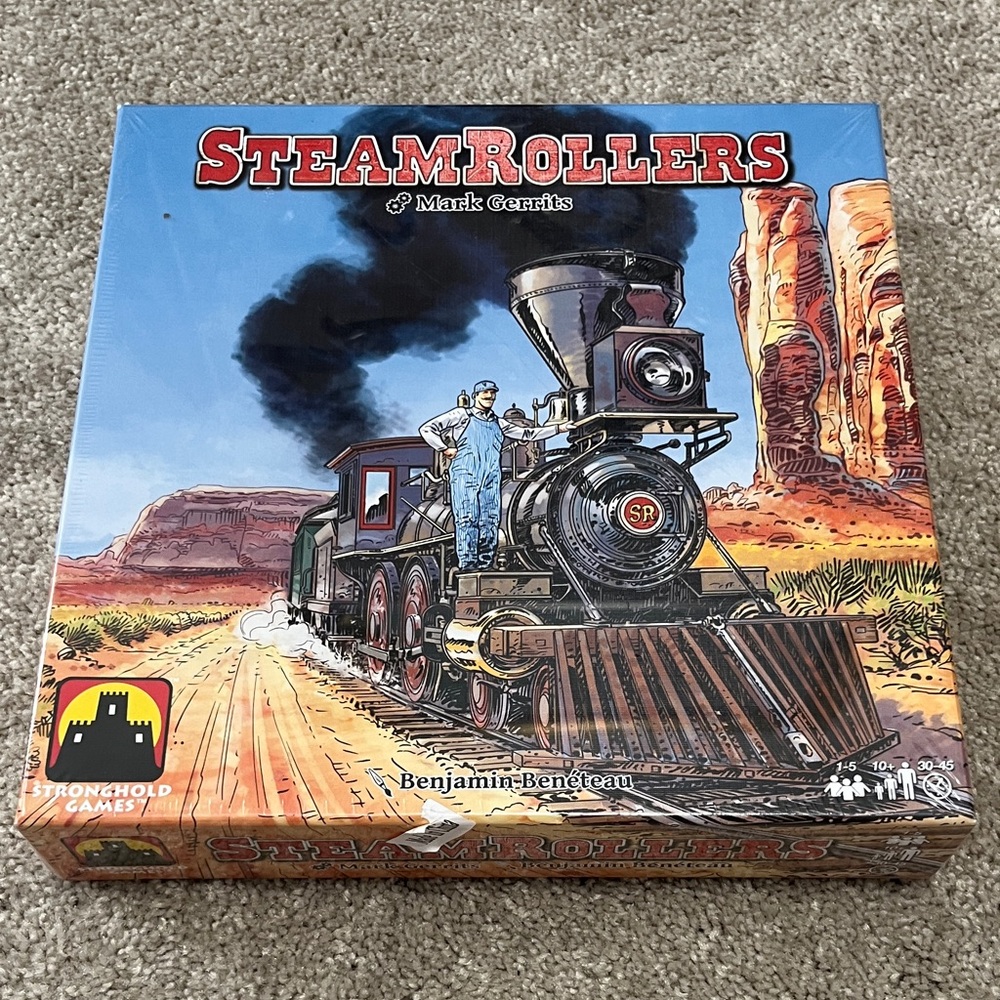 SteamRollers Board Game by - Multicolor